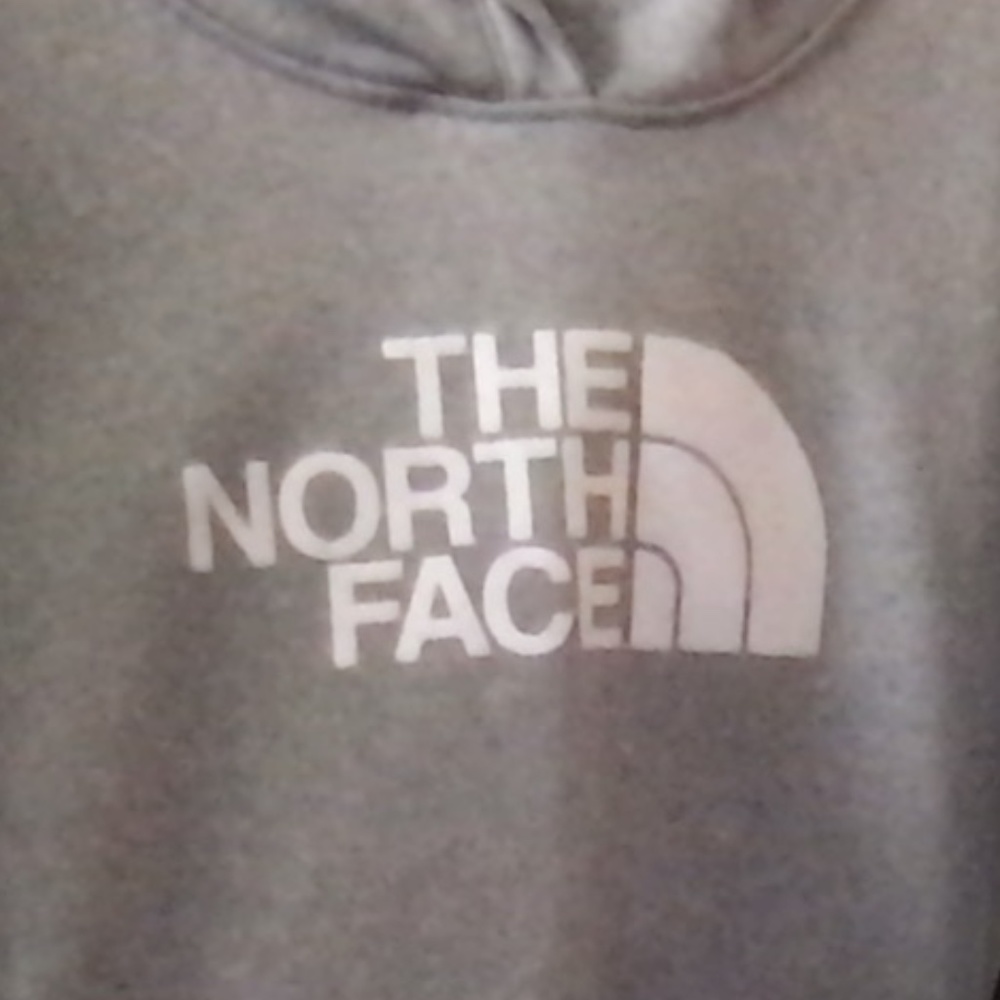 North face gray hoodie